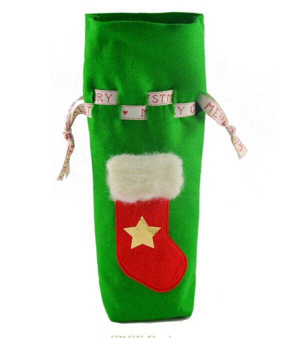 Christmas Stocking Bottle Bag